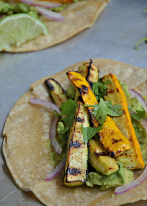 Taco Tuesday: Grilled Summer Squash Tacos - Mountain Mama Cooks