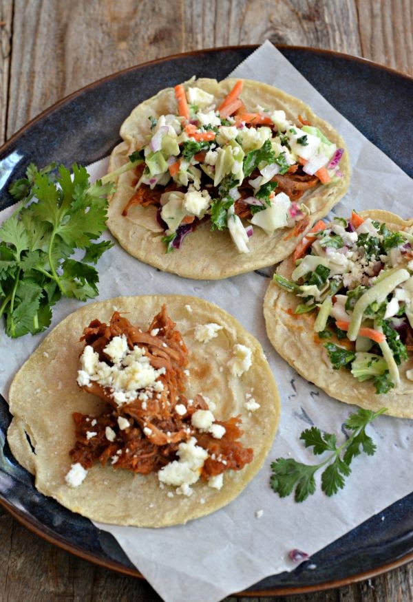 BBQ Pulled Pork Tacos - Mountain Mama Cooks