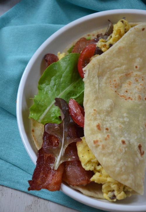 BLT Egg Wrap Recipe