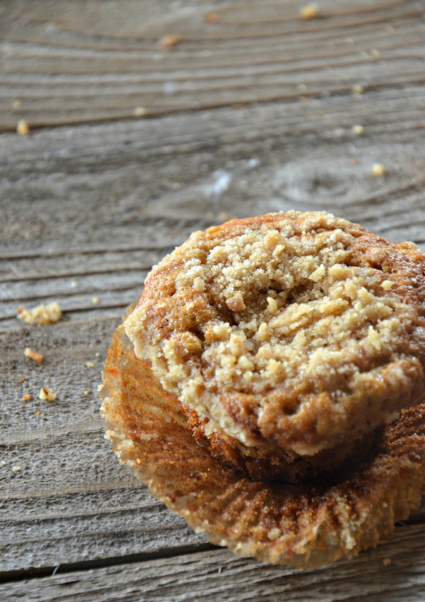 Cinnamon Cookie Butter Mini Muffins - Chez CateyLou