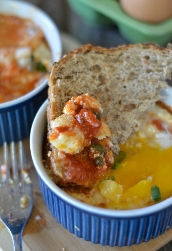 Toaster Oven Egg-In-A-Hole — The Skinny Fork