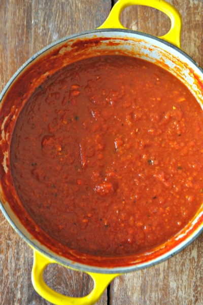 Easy Marinara Sauce - Mountain Mama Cooks