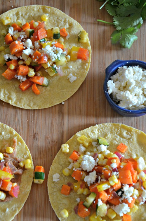 Taco Tuesday: Summer Vegetable Tacos - Mountain Mama Cooks