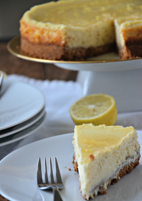 Lemon Cheesecake Recipe | mountainmamacooks.com
