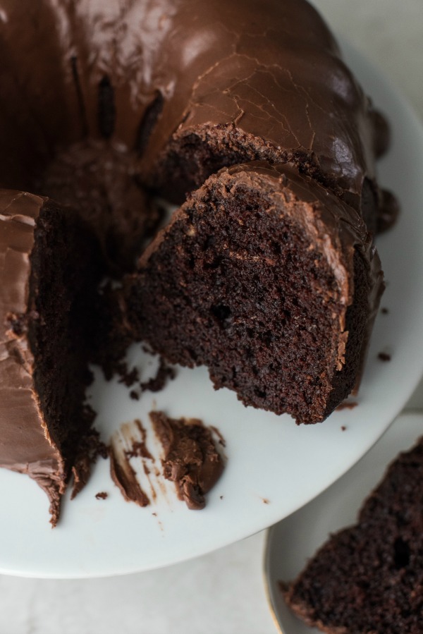 High Altitude Chocolate Bundt Cake - Mountain Mama Cooks