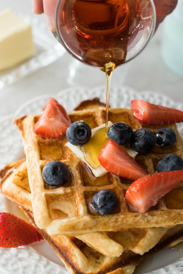 High Altitude Waffle Recipe - Mountain Mama Cooks