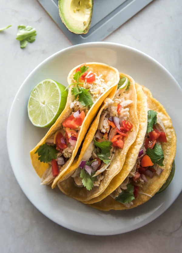 Instant Pot Chicken Ranch Tacos - Mountain Mama Cooks