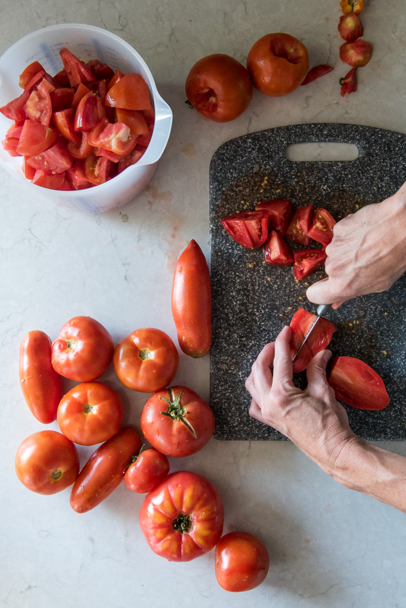 Slow Cooker Fresh Tomato Sauce - Mountain Mama Cooks