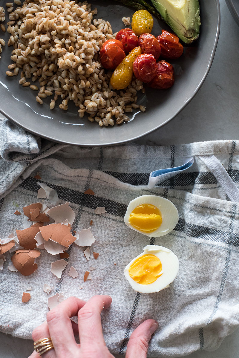 Savory Farro Breakfast Bowl - Mountain Mama Cooks