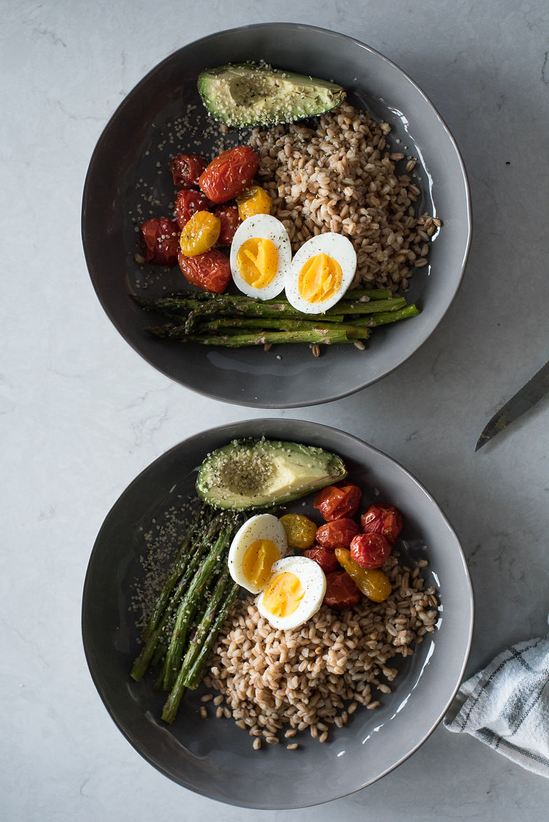 Savory Farro Breakfast Bowl - Mountain Mama Cooks