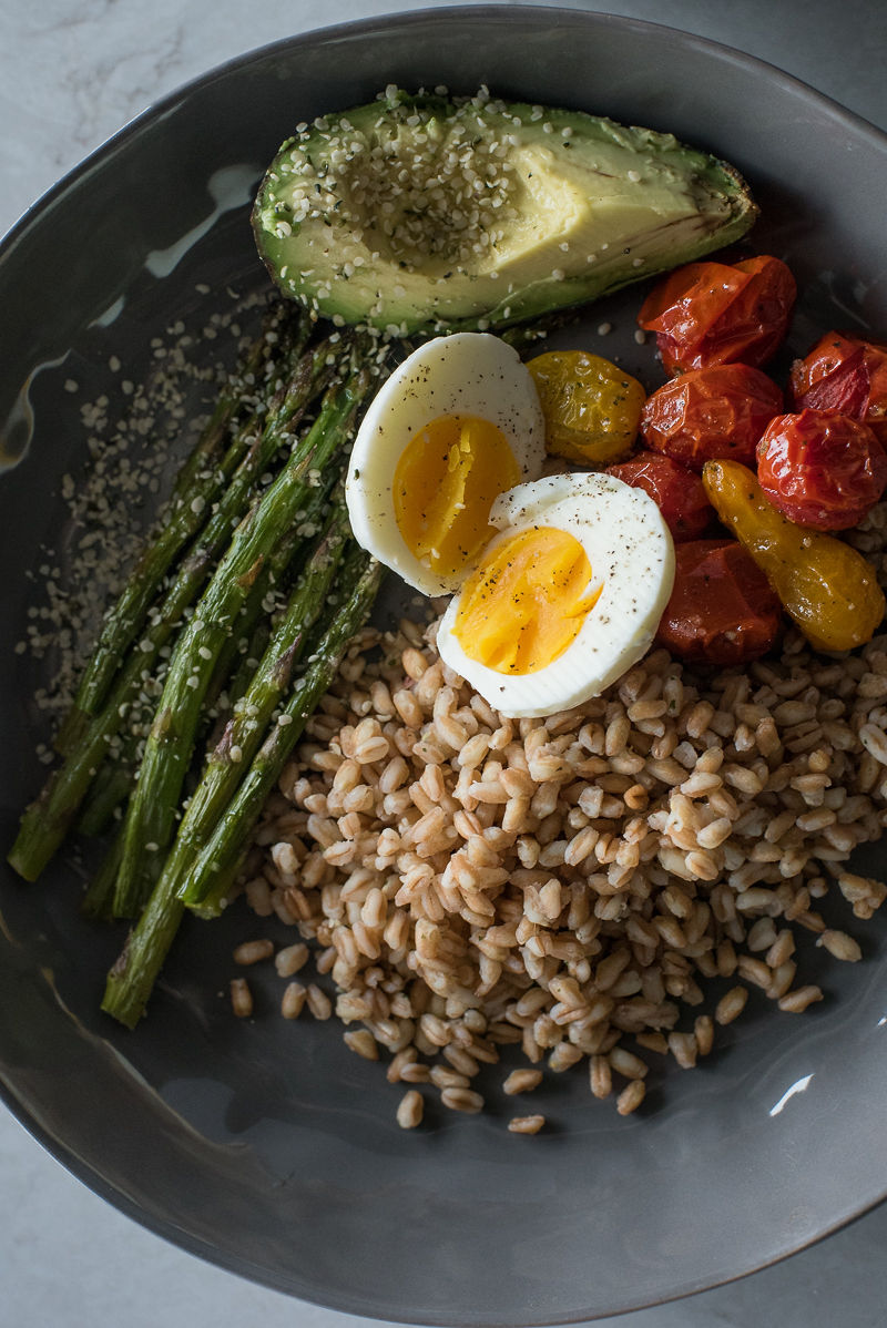 Savory Farro Breakfast Bowl - Mountain Mama Cooks